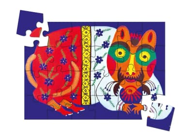 Пазл дерев&#39;яний &amp;quot;Український кіт у чоботях&amp;quot;