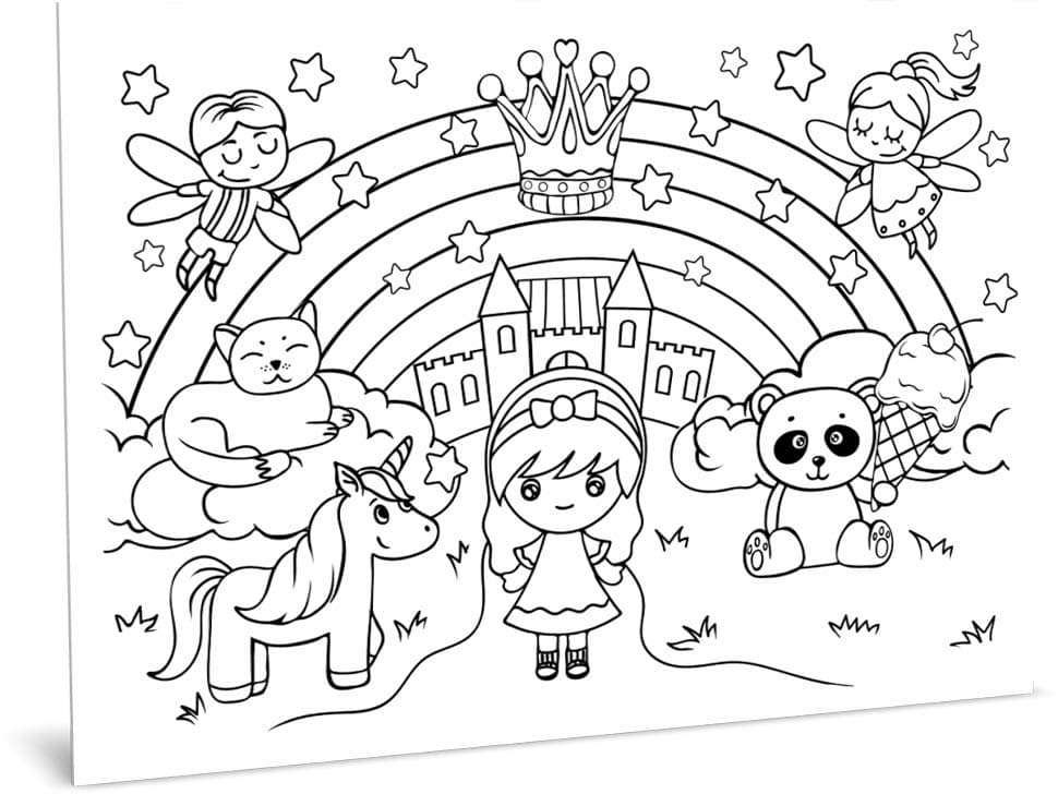 Килимок вивчай-малюй-стирай  Казка А3, фото - 2