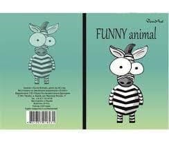 Блокнот В 6, 80 л. цв. кл.с рис. Funny green ассорт., фото - 1