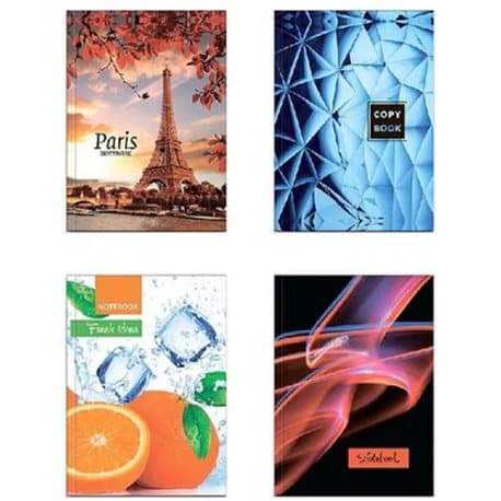 Зошит 96 л. А4 тв. обл. тисн. асорт. ТП-64, фото - 1