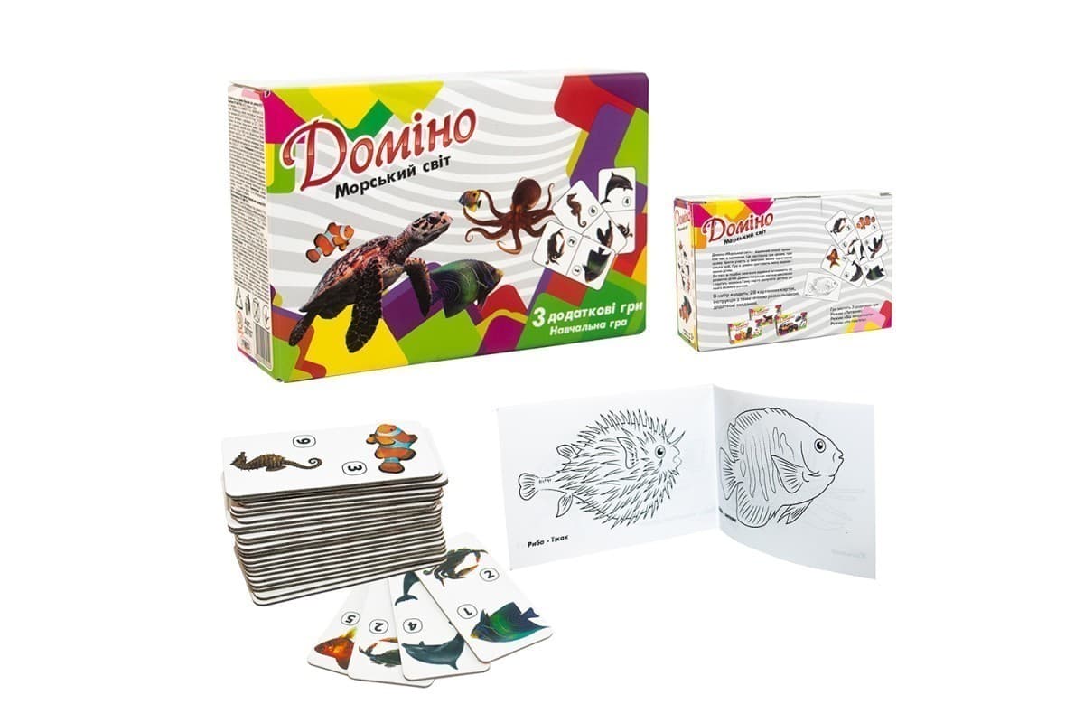 Доміно 30767 (укр) &amp;quot;Морський світ&amp;quot;, фото - 3