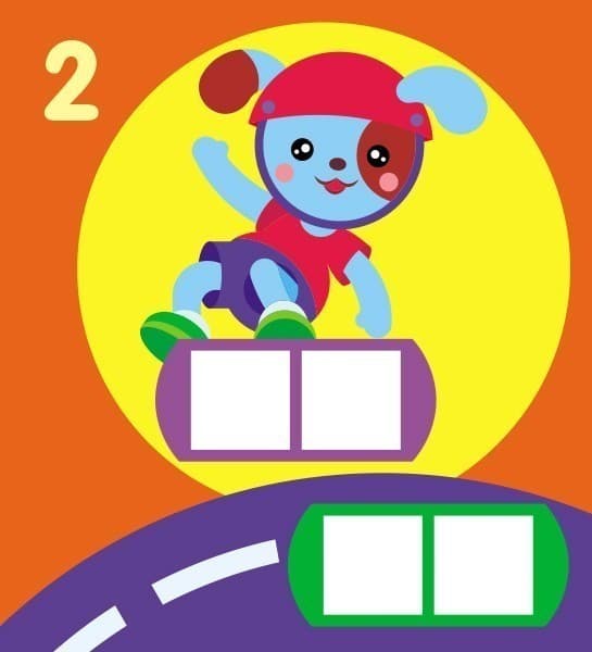 Мозаїка з наліпок. Для дітей від 3 років. Квадратики, фото - 3