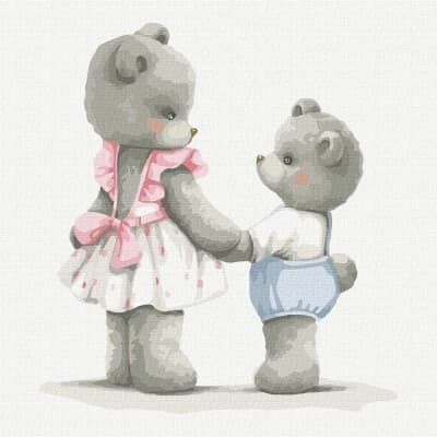 Набір для розпису по номерах. &amp;quot;Тримай міцніше&amp;quot; 30х30см, фото - 1