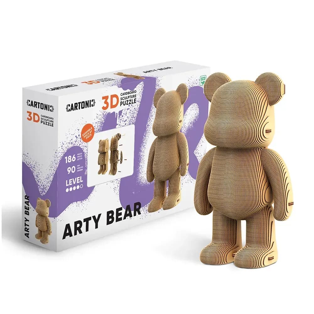 Картонний конструктор "Cartonic 3D Puzzle ARTY BEAR", фото - 1