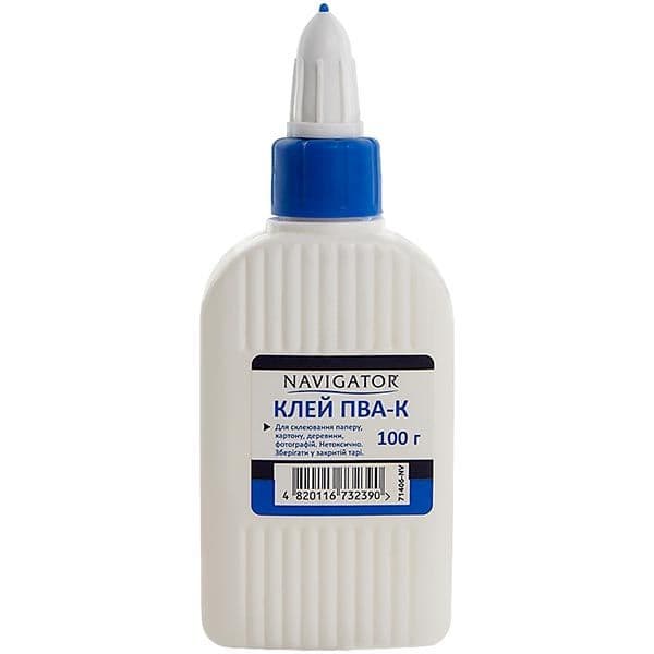 Клей ПВА 100 мл супер ковпачок, фото - 1