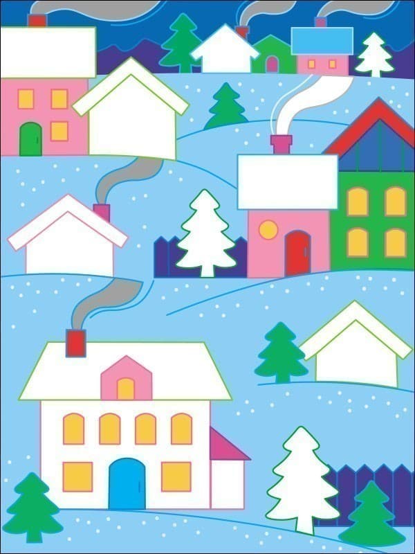 Розфарбовка з графомоторними доріжками, фото - 3