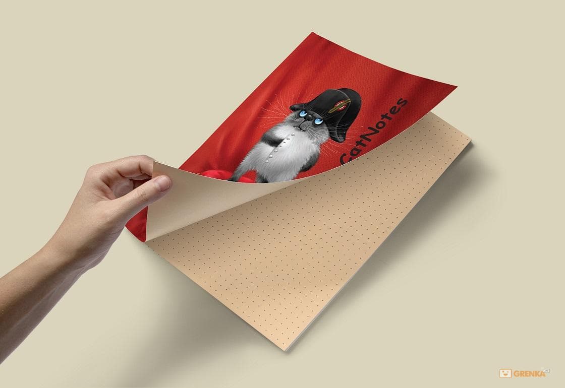 Блокнот 80 л. А5 &amp;quot;Котолеон&amp;quot;, фото - 1