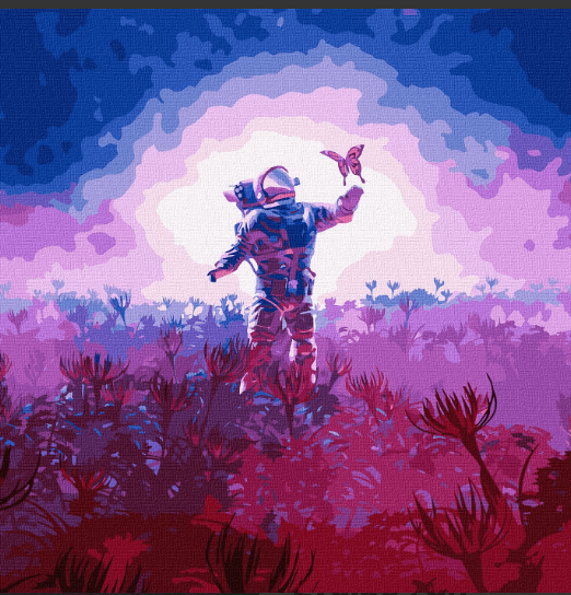 Набір для розпису по номерах. &amp;quot;Пізнаючи світ&amp;quot; 50х50см, фото - 1