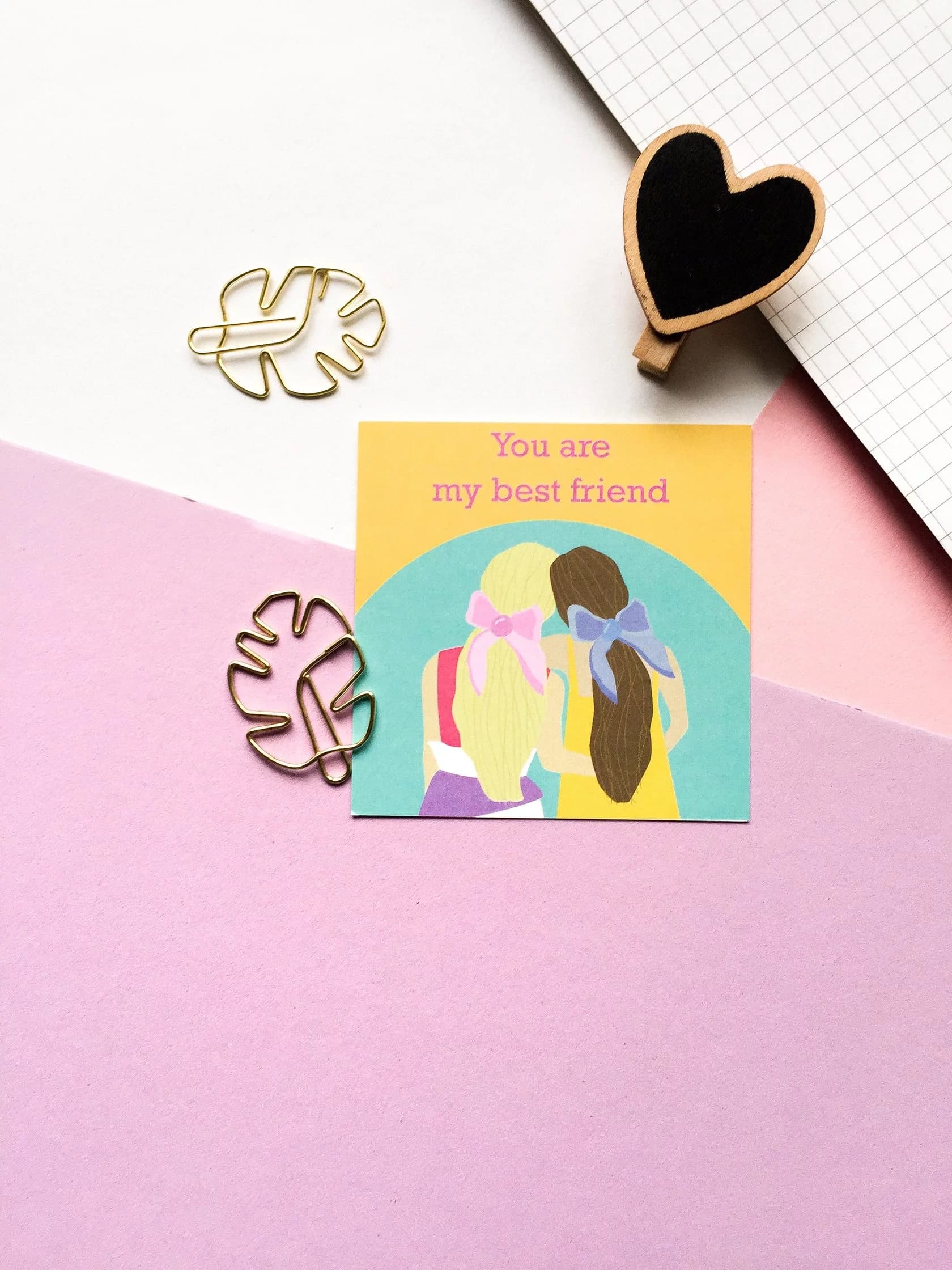 Міні листівка You are my best friend, фото - 1