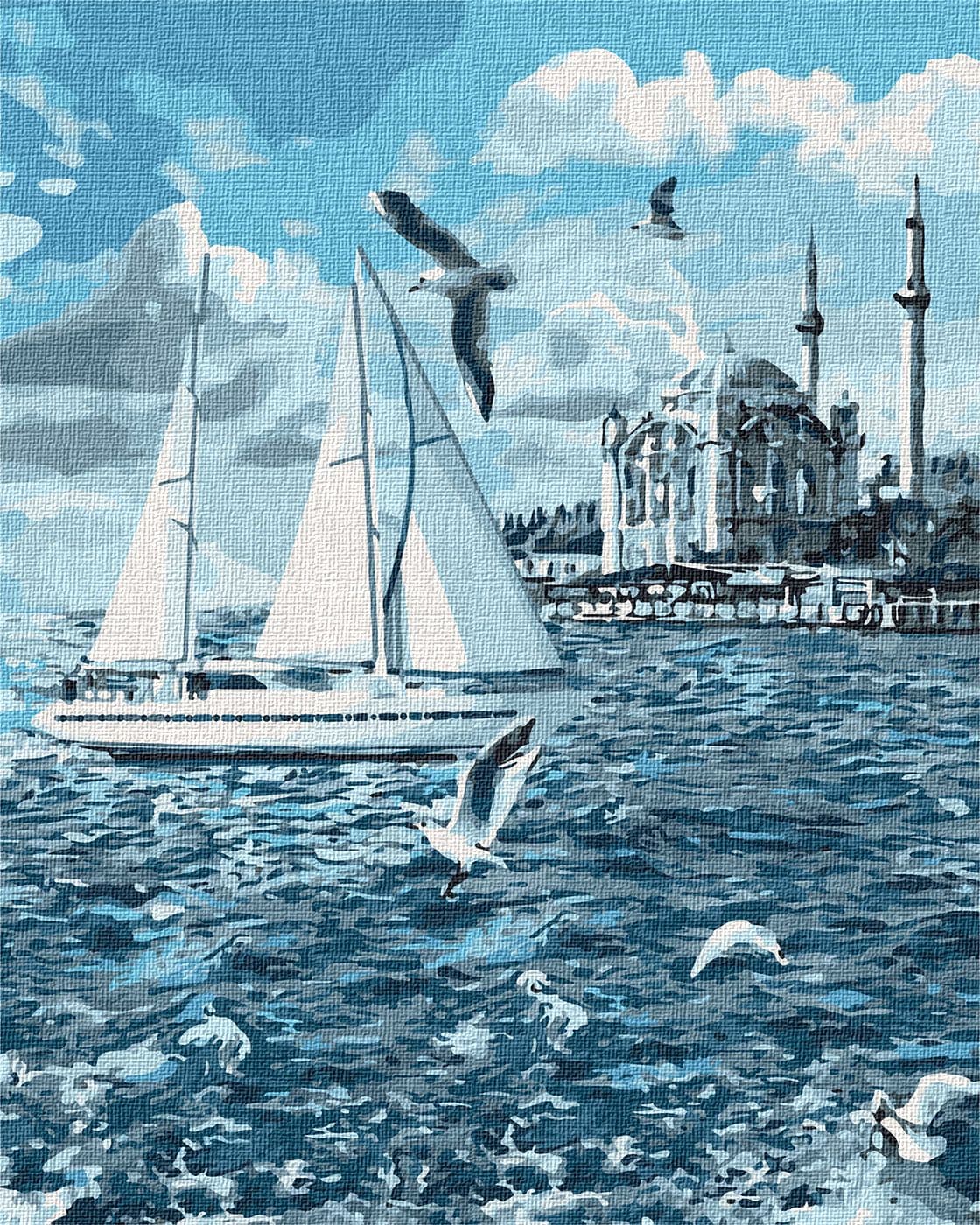 Набір для розпису по номерах &amp;quot;Прогулянка по Босфору&amp;quot; 40*50см, фото - 1