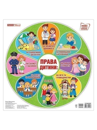 Плакат.Права дитини (квіточка)