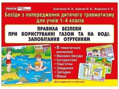 Правила безпеки з газом,на воді,отруєння