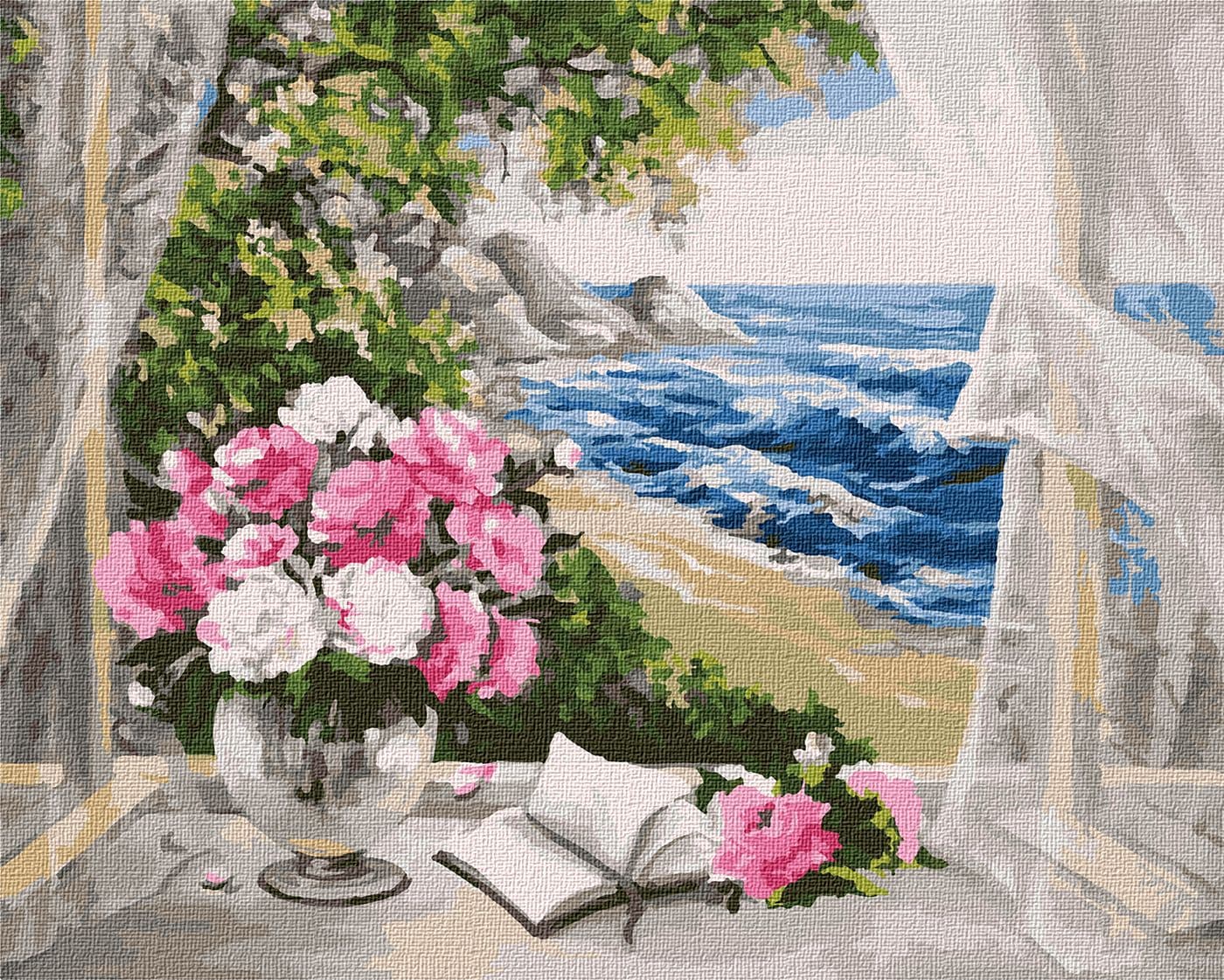 Картина за номерами - Біля моря 40*50см, фото - 1