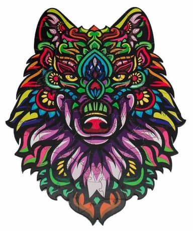 Пазл дерев&#39;яний. Загадковий Вовк