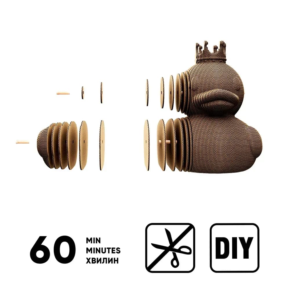 Картонний конструктор "Cartonic 3D Puzzle DUCK", фото - 2