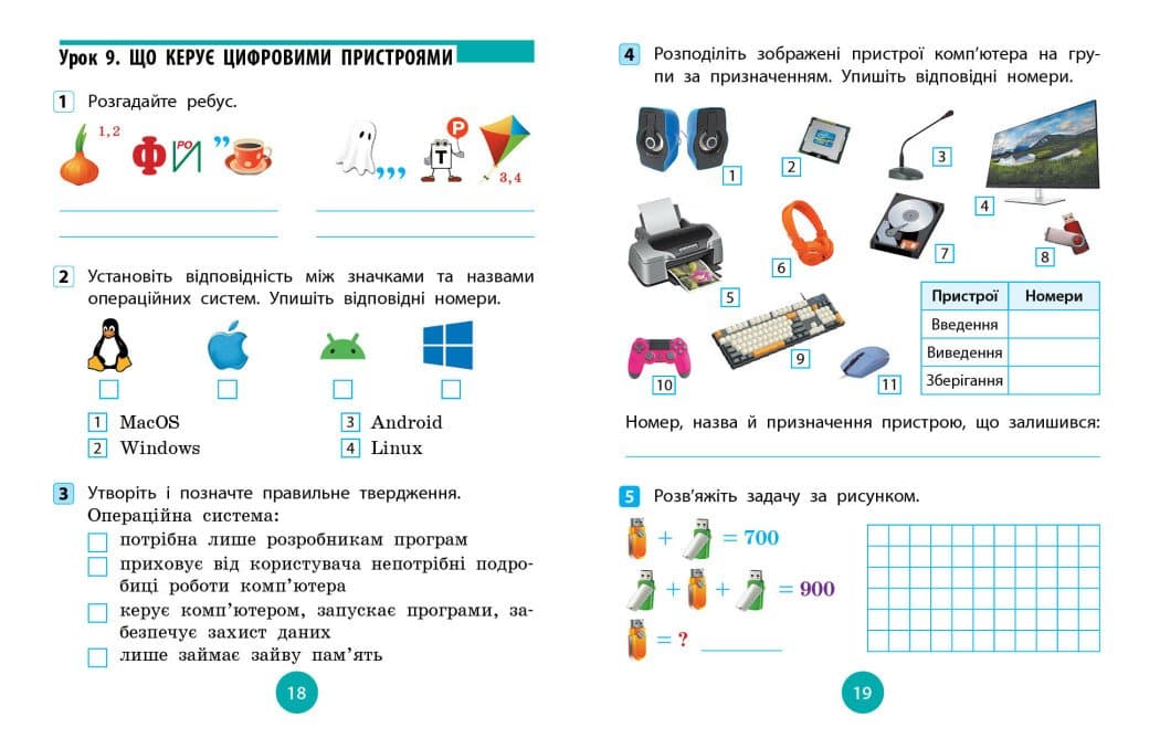 НУШ ДИДАКТА Інформатика. 4 клас. Робочий зошит до підручника Т. Гільберг, О. Суховірського, Л. Грубіян, С. Тарнавської, фото - 2