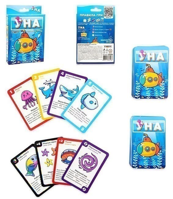 Карткова гра 30449 &amp;quot;УНА морські друзі&amp;quot; укр, фото - 2