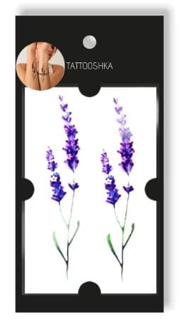 Тату &amp;quot;Дві лаванди&amp;quot;, фото - 2