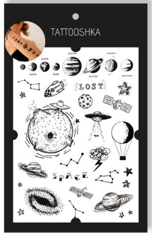 Тату сет &amp;quot;Космічний Бум&amp;quot;, фото - 2