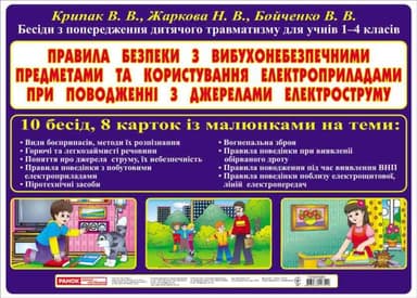 Плакат.Правила безпеки з ВНП та електроприладами (У)