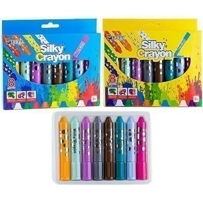 Олівці воскові 8шт 41558-UN, фото - 1