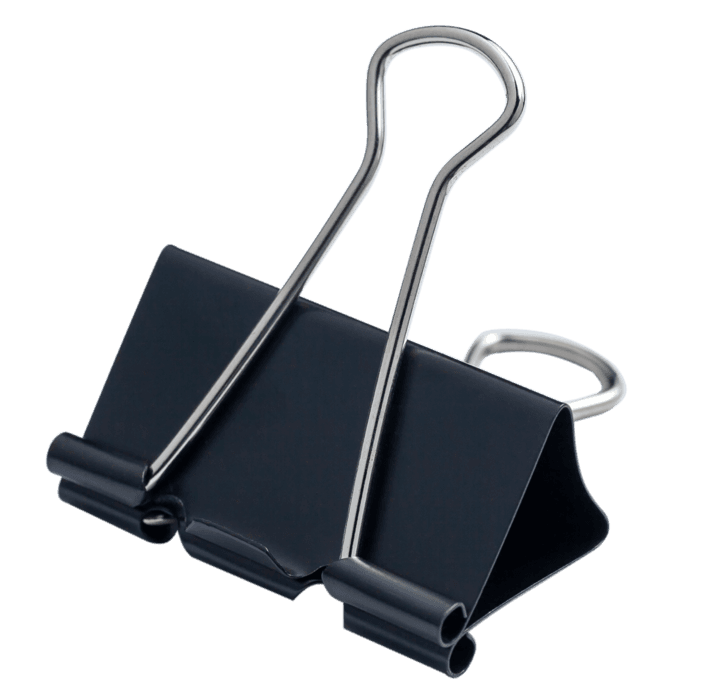 Зажим для бумаги 41мм  (Біндер), фото - 1