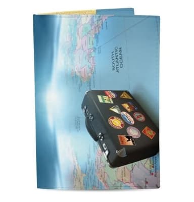 Обкладинка на паспорт ЕкоШкіра Чемодан