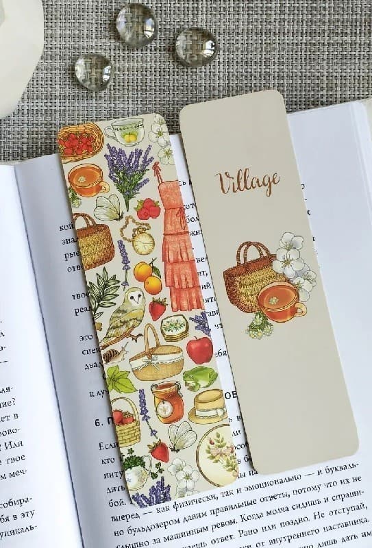 Закладка двухстороння для книги «Village», фото - 2