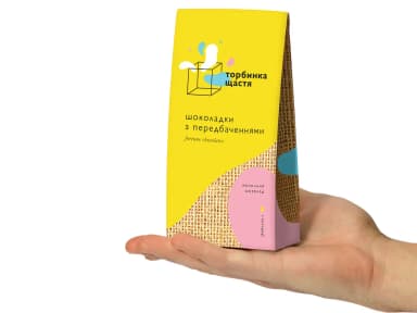 Набір «Торбинка Щастя» молочний шоколад (картонная упаковка)