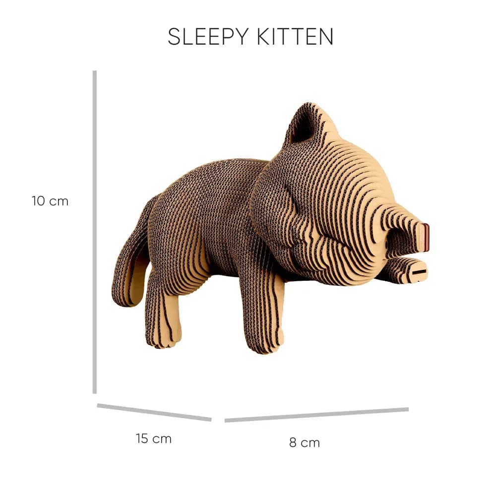 Картонний конструктор "Cartonic 3D Puzzle KITTENS TRIO", фото - 3