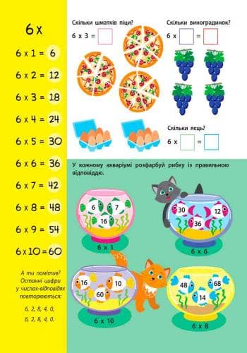 Таблиця множення чисел 6 і 7, фото - 3