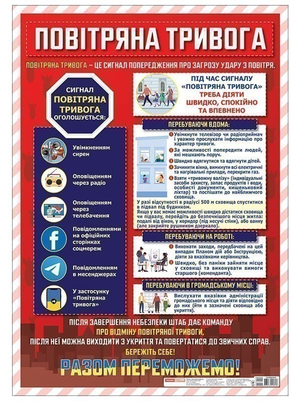 Плакат. Повітряна тривога, фото - 1