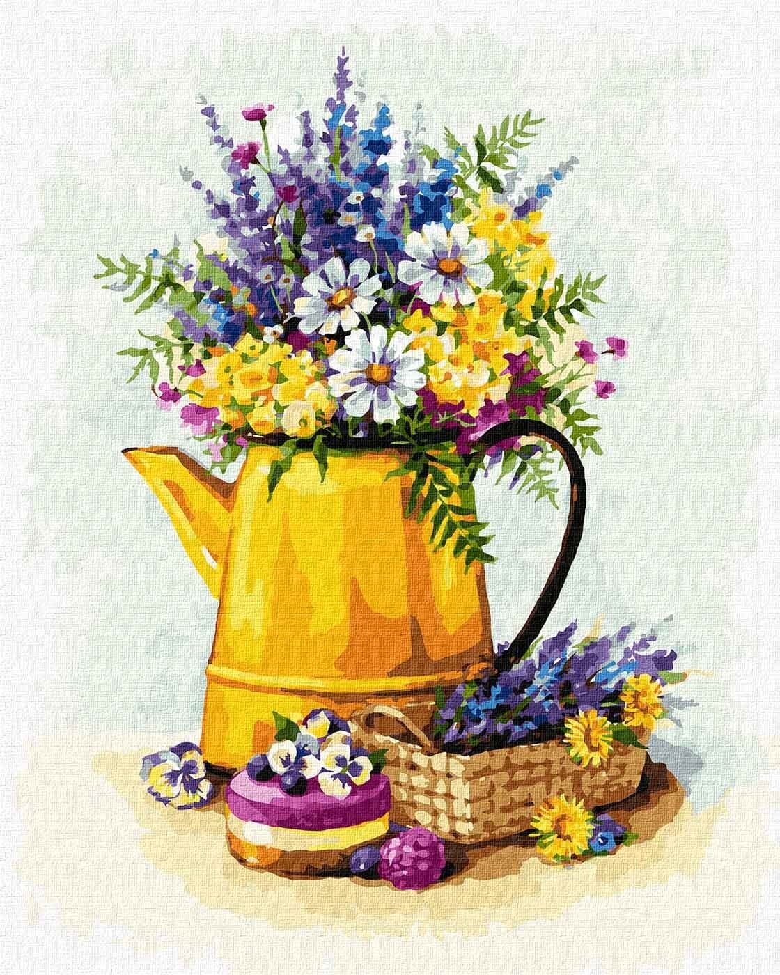 Набір для розпису по номерах. &amp;quot;Яскраве літо&amp;quot; 40*50см, фото - 1