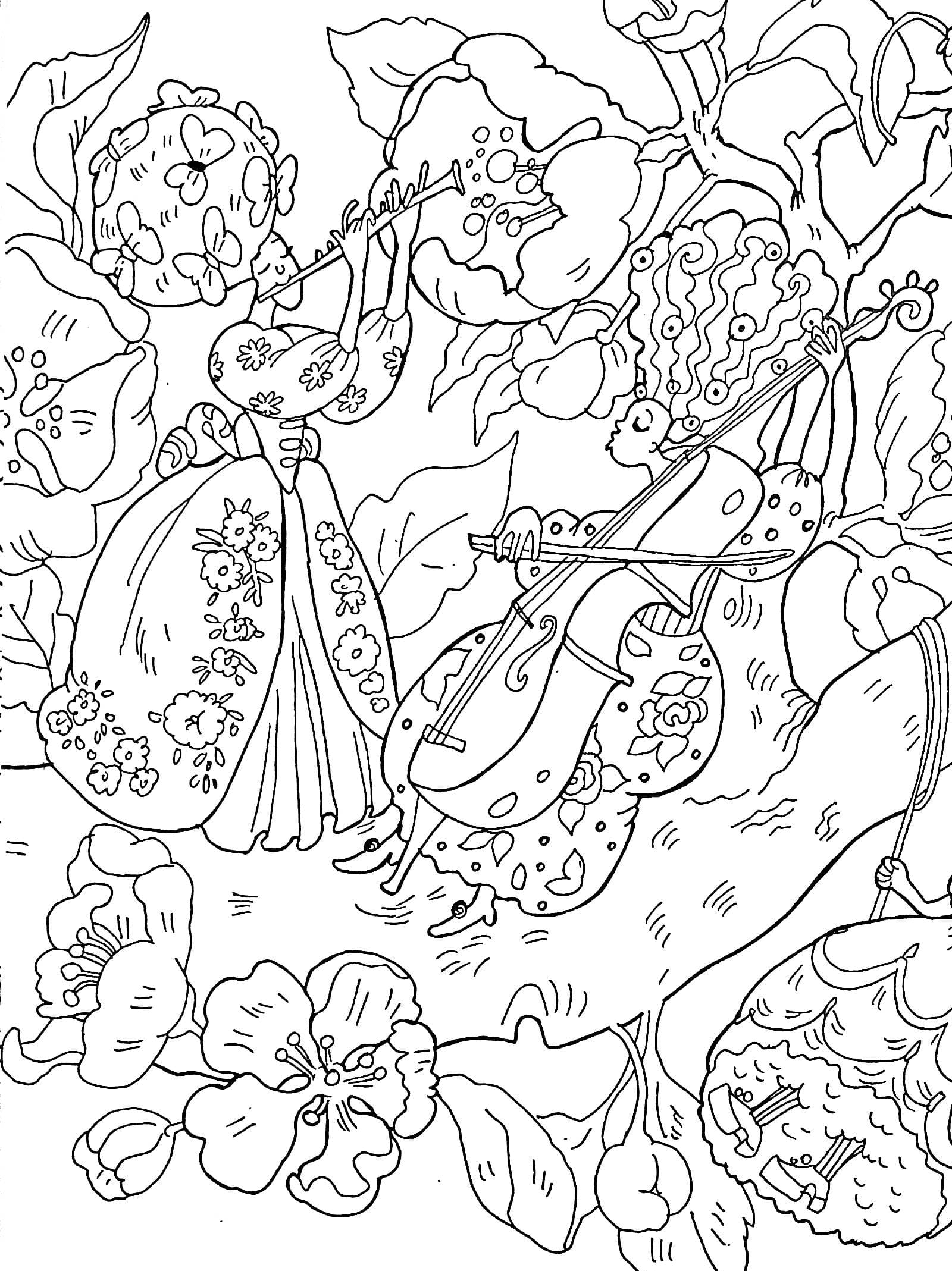 Розмальовки-антистрес. Дивовижний садок, фото - 2