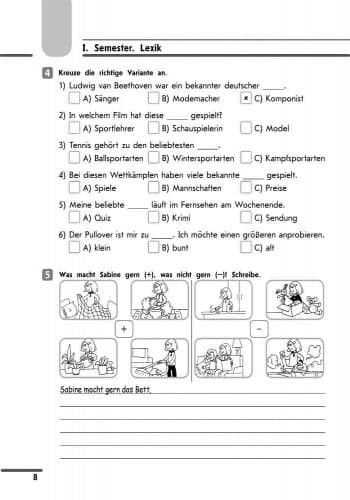 ТЗ. Німецька мова. 8(4) кл (до підр. Hallo, Freunde!), фото - 2