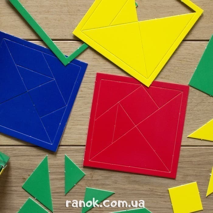 Головоломка.Танграм.Вивчаємо цифри, фото - 2