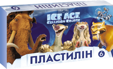 Пластилін Серія Ice Age 6 кольорів