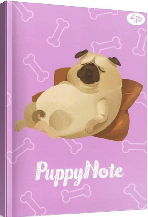 Блокнот TM Profiplan &amp;quot;Puppy Note&amp;quot;, lilac A6 mini, фото - 1