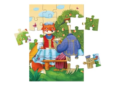 Пазл дерев&#39;яний &amp;quot;Лисичка та журавель&amp;quot;