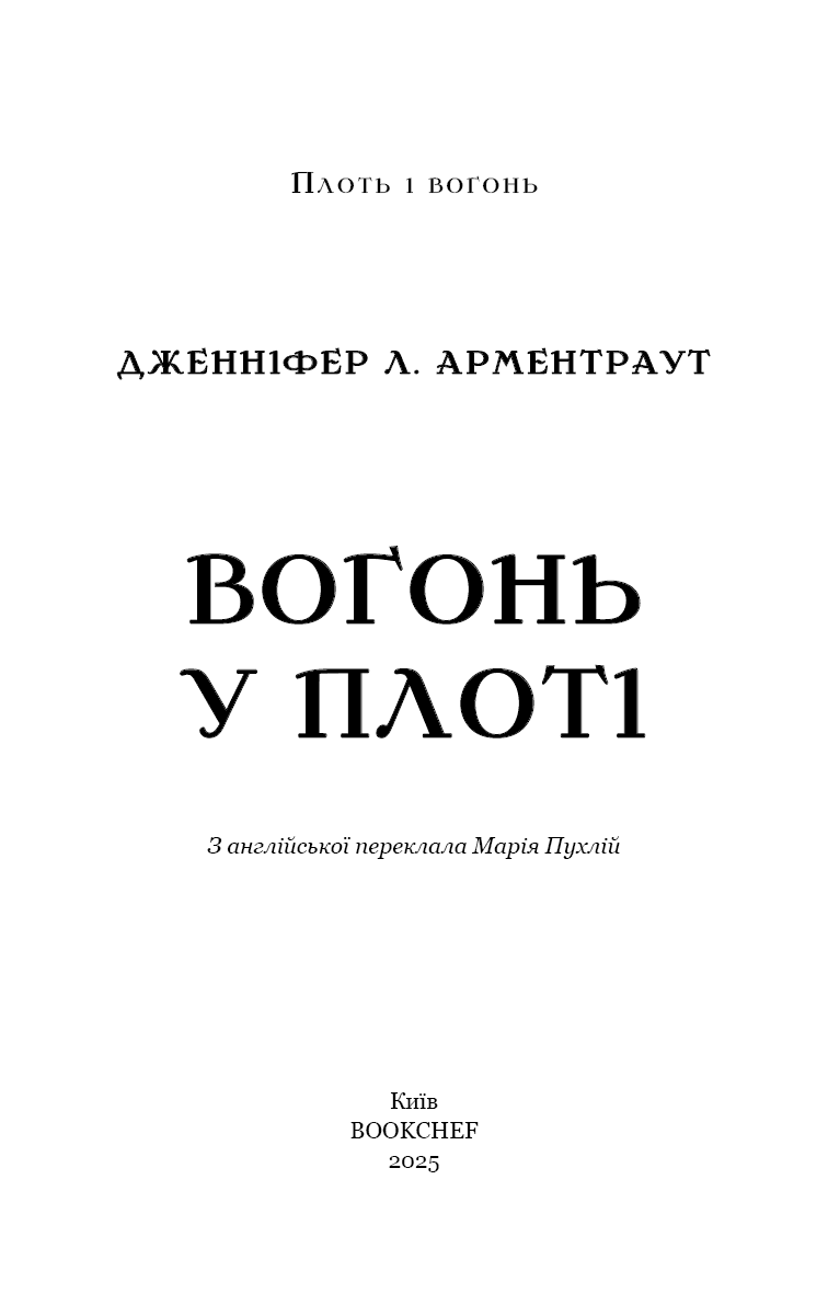 Плоть і вогонь. Книга 3: Вогонь у плоті, фото - 2