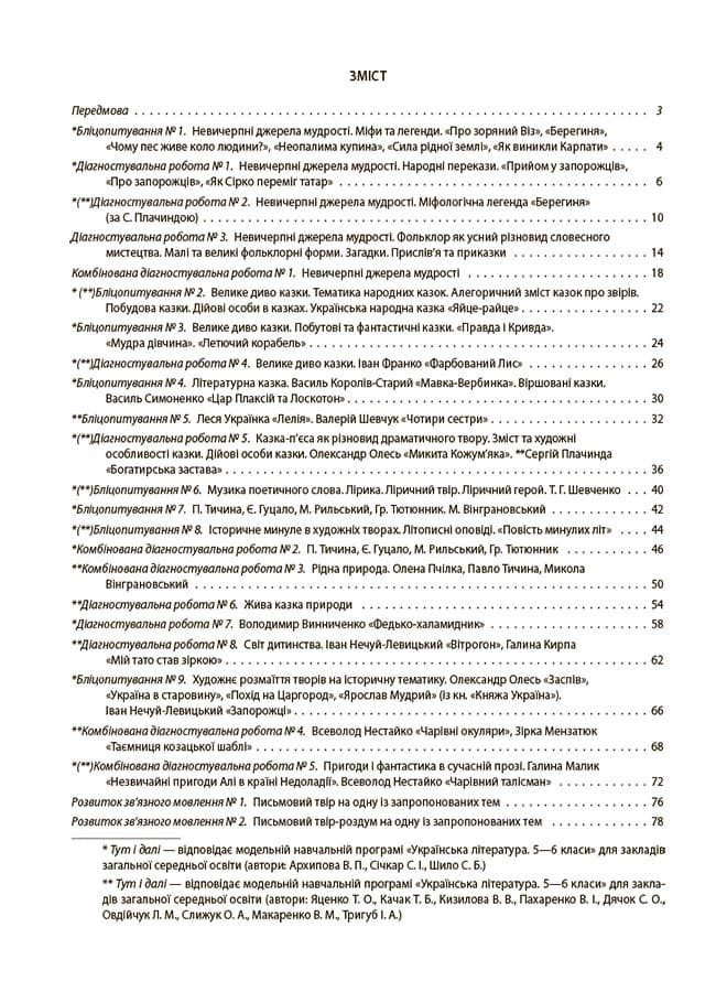 Усі діагностувальні роботи. Українська література. 5 клас., фото - 2
