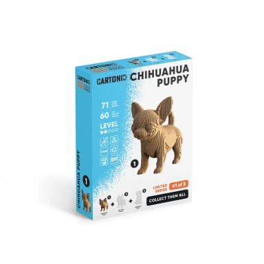 Картонний конструктор "Cartonic 3D Puzzle CHIHUAHUA PUPPY"