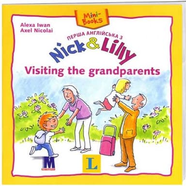 Nick and Lilly. Visiting the Grandparents