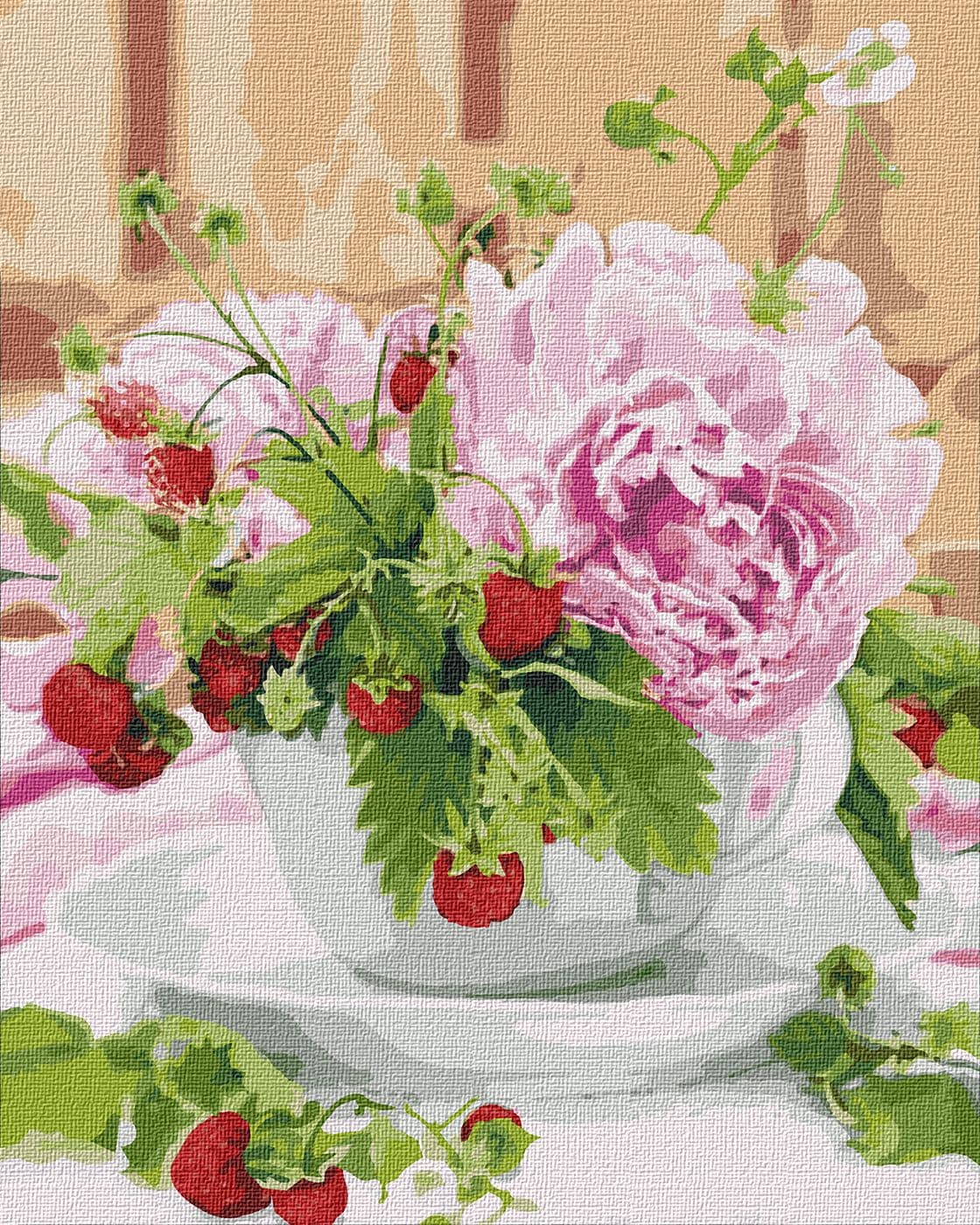 Набір для розпису по номерах. &amp;quot;Ароматний ранок&amp;quot; 40*50см, фото - 1