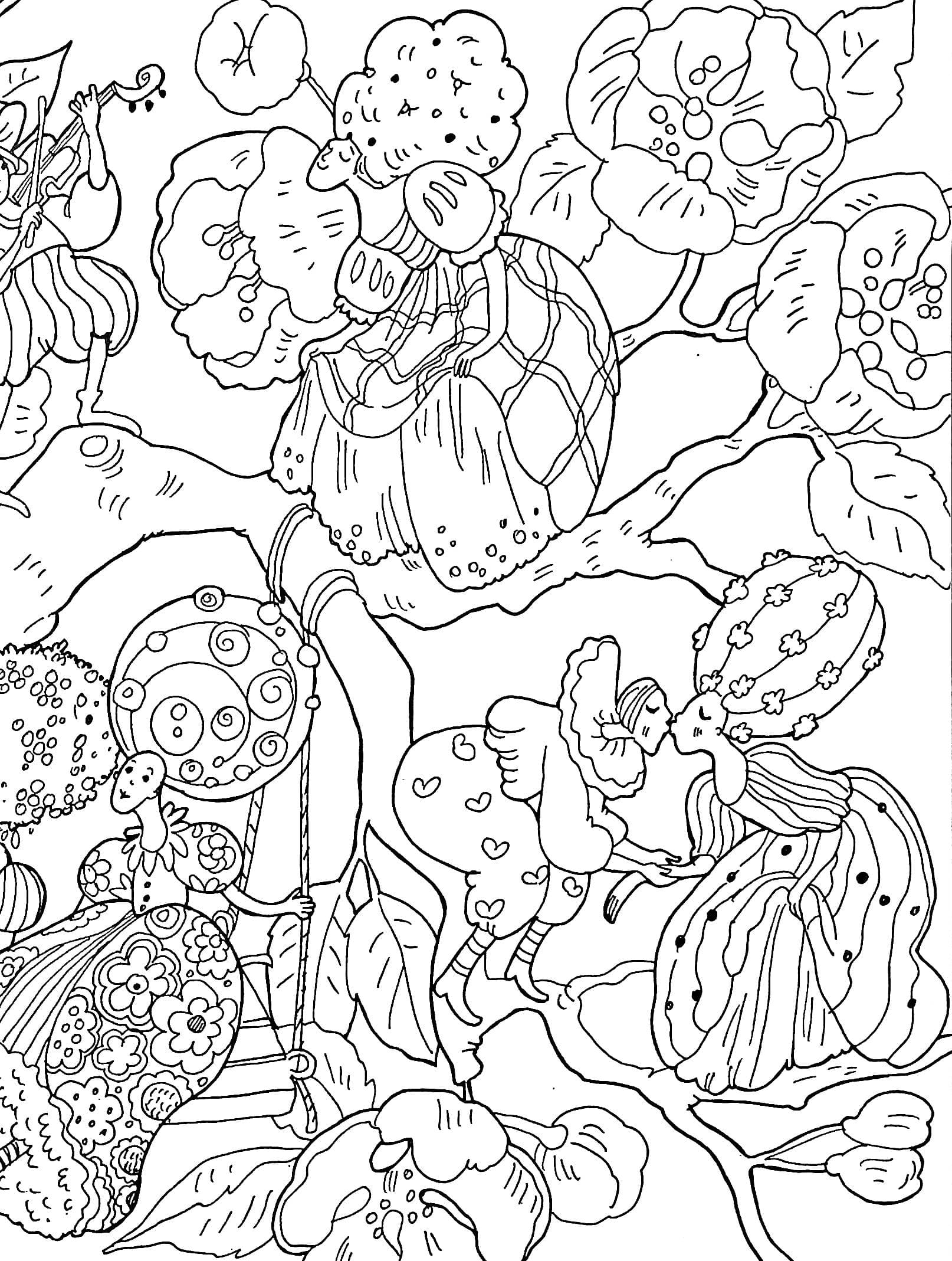 Розмальовки-антистрес. Дивовижний садок, фото - 3