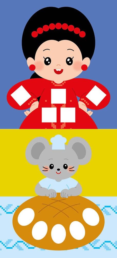 Українські символи. Мозаїка з наліпокм, фото - 3