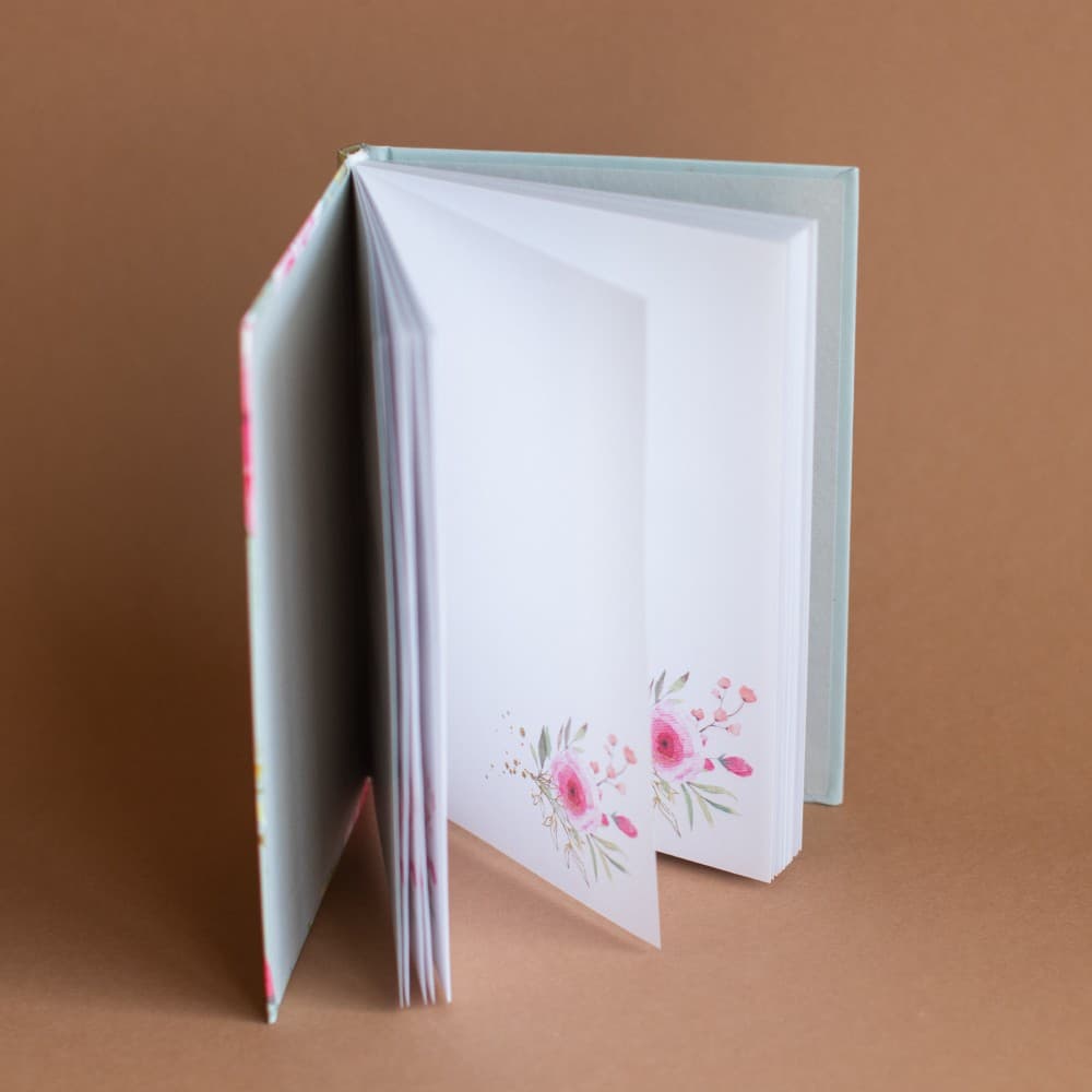 Блокнот &amp;quot;Abstract flowers&amp;quot; green, фото - 2