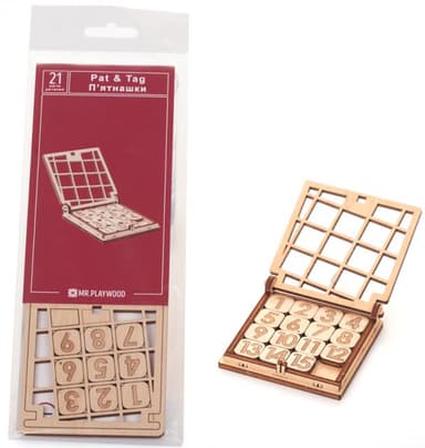 Дерев&#39;яна 3D-модель &amp;quot;Гра П&#39;ятнашки&amp;quot;