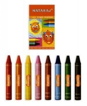 Олівці кольорові 8шт воскові 60мм Nataraj 209740001, фото - 1