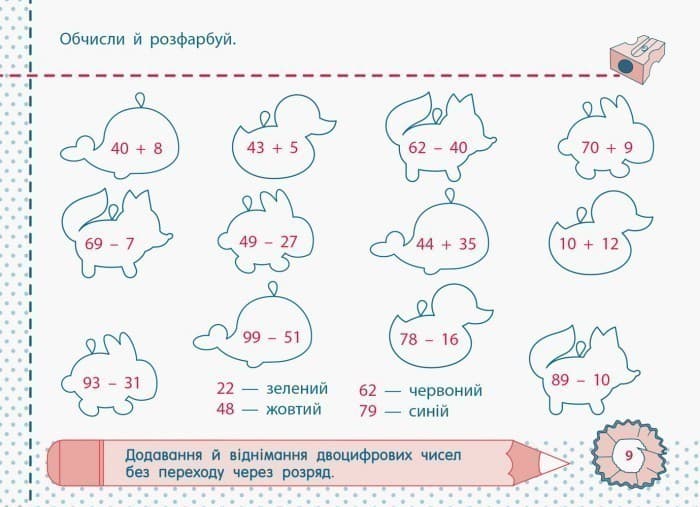 Рівень 1. Додавання та віднімання в межах 100. Повторення, фото - 2